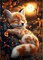 DIY 5D Cute Fox Diamond Painting Kits for Adults (UCGD368) 11.81 x 7.87 x 0.39 inches